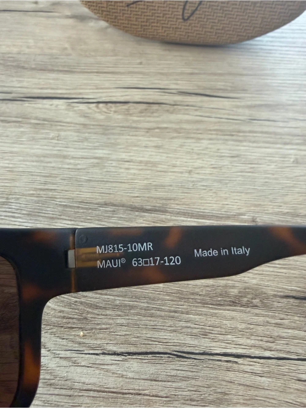 Maui Jim SOUTHERN CROSS Matte Tortoise POLARIZED Bronze GLASS Sunglass 815-10MR